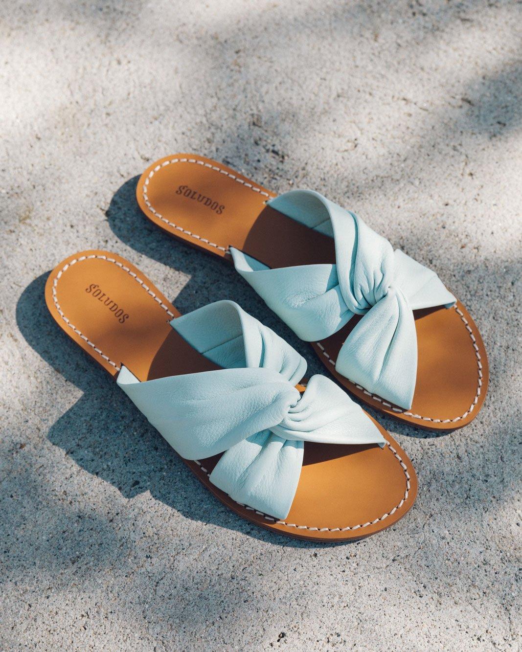 Soludos Clara Beach Slide in White | Lyst