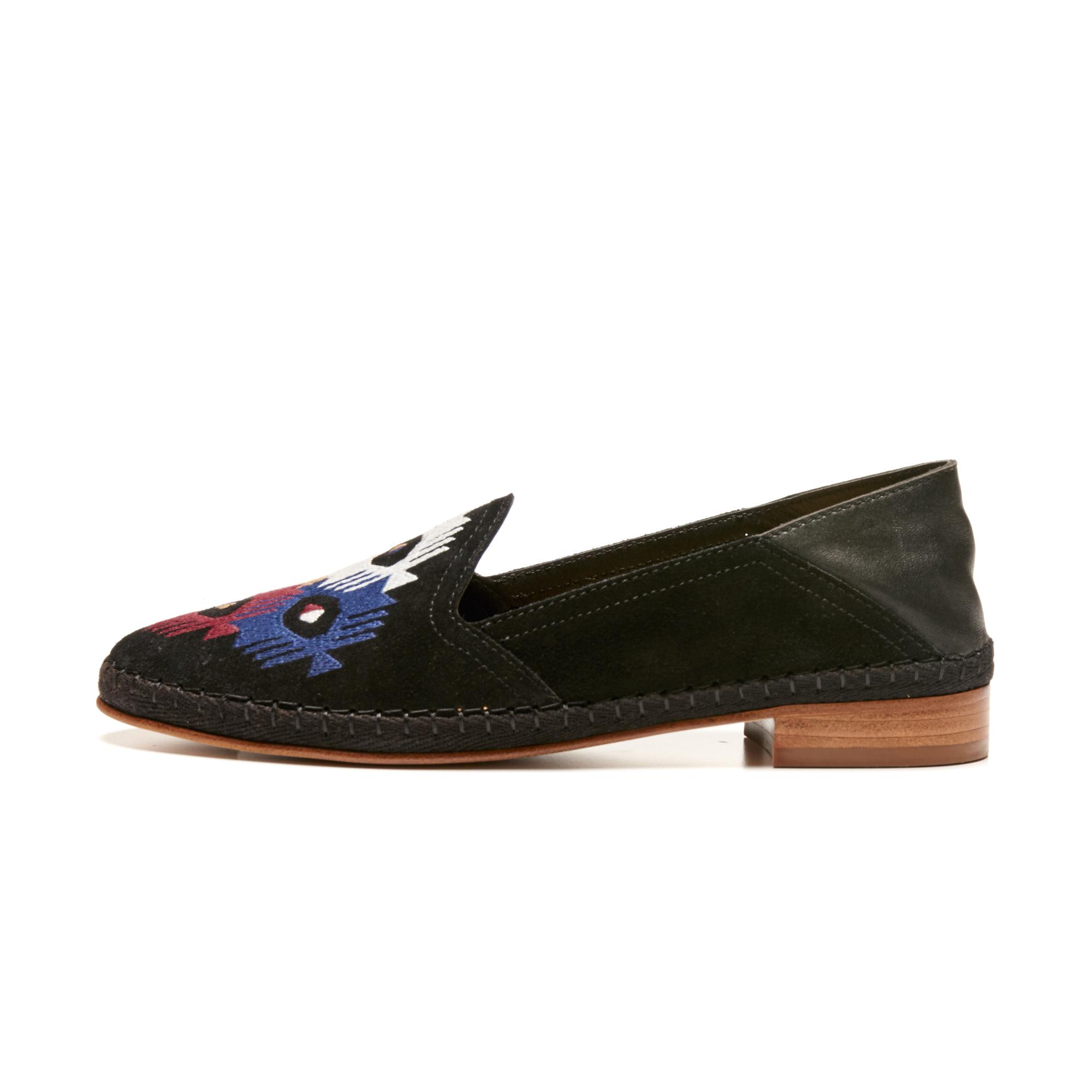 soludos embroidered venetian loafer
