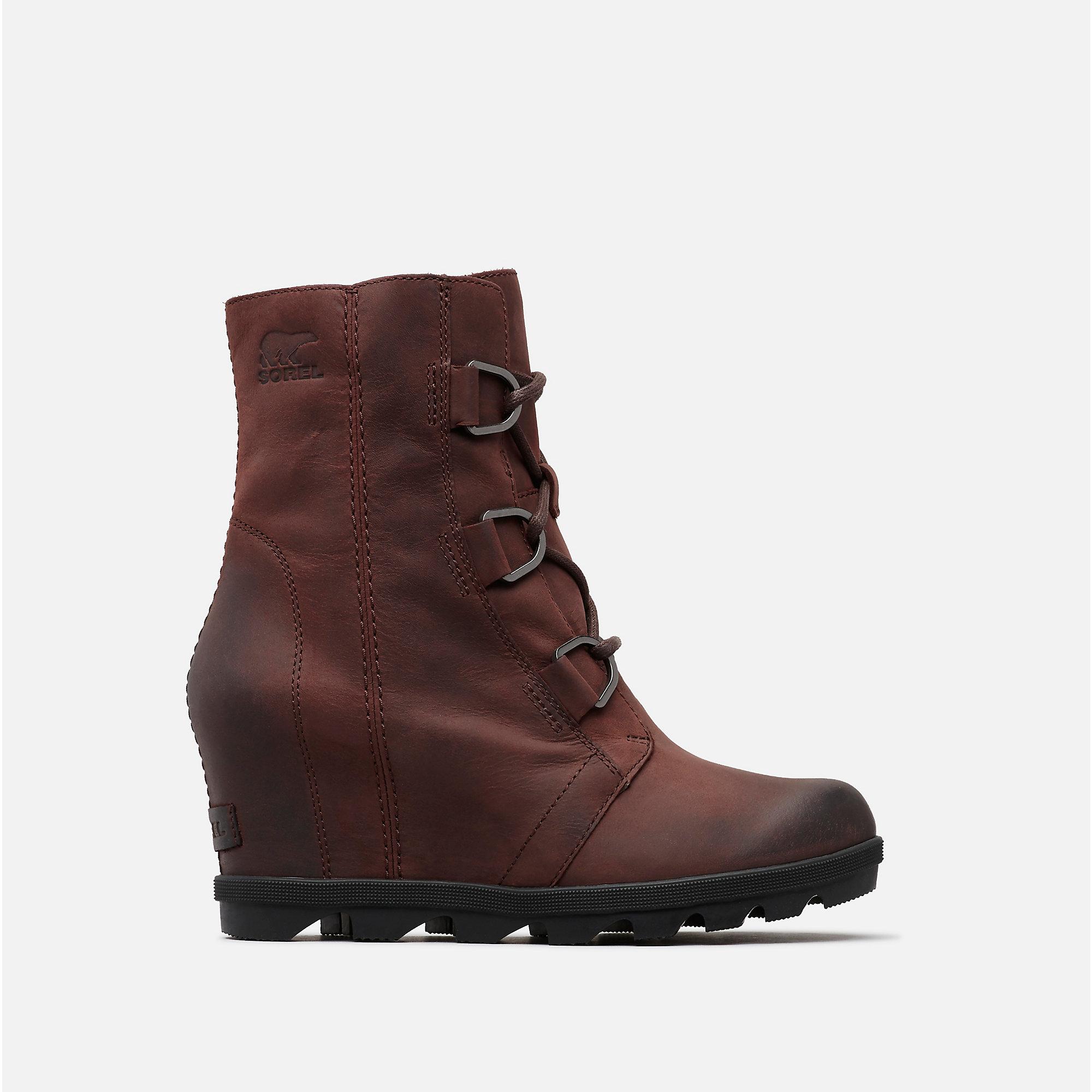 brown sorel joan of arctic boots