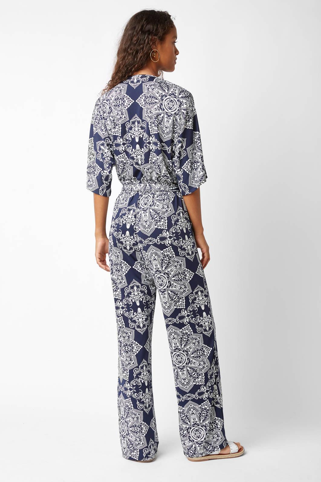 blue bandana jumpsuit