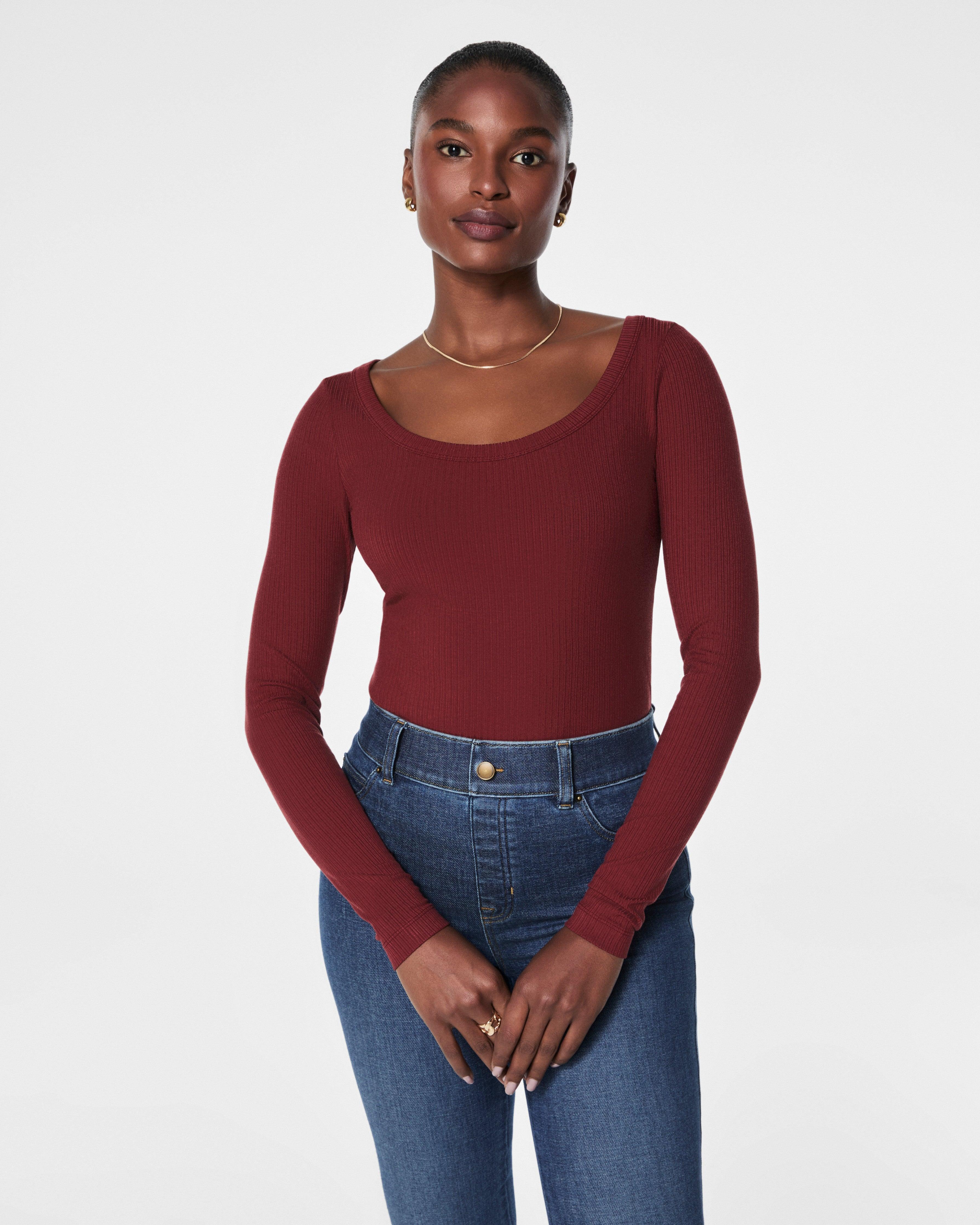 spanx tops with sleeves