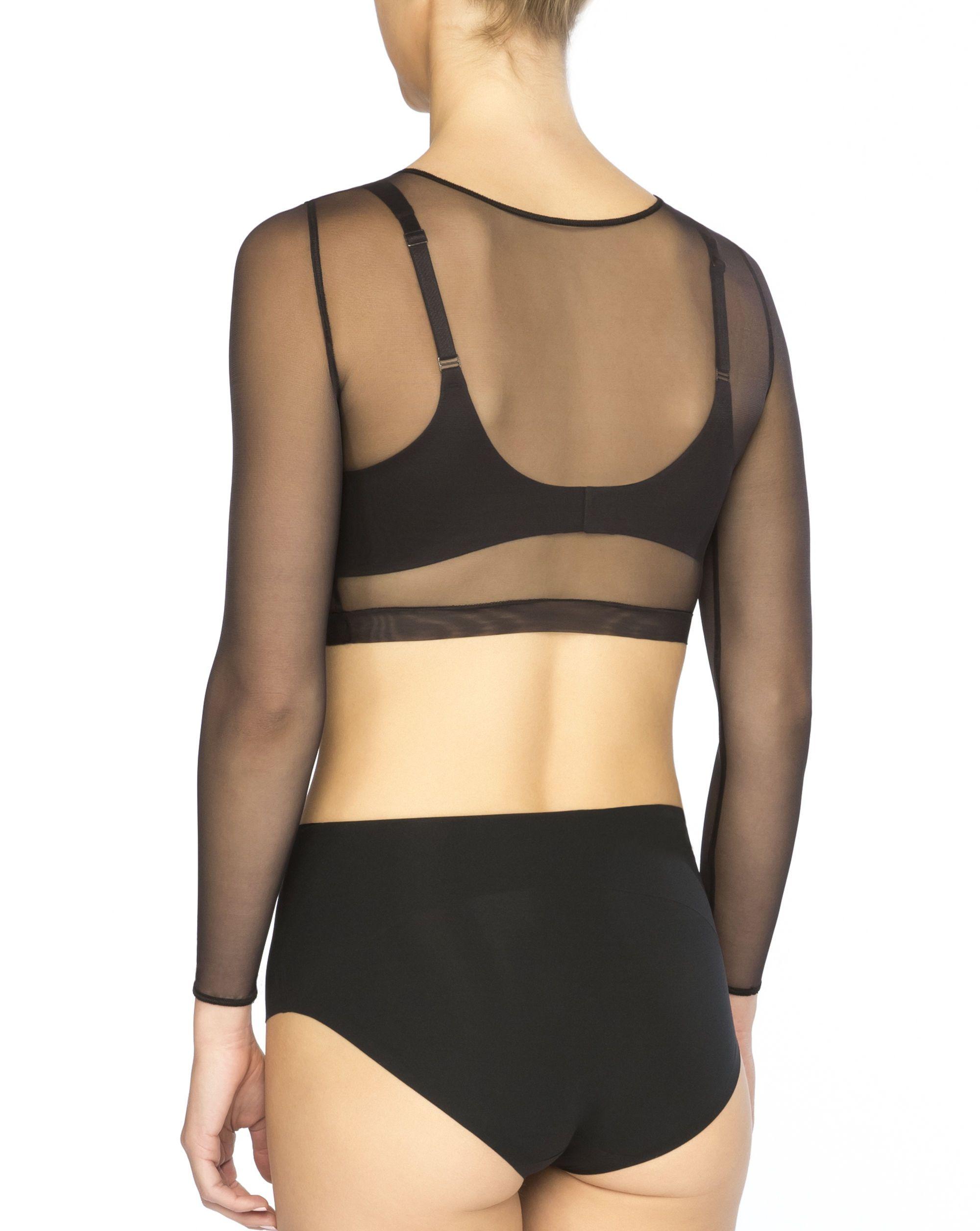 spanx sheer crop top