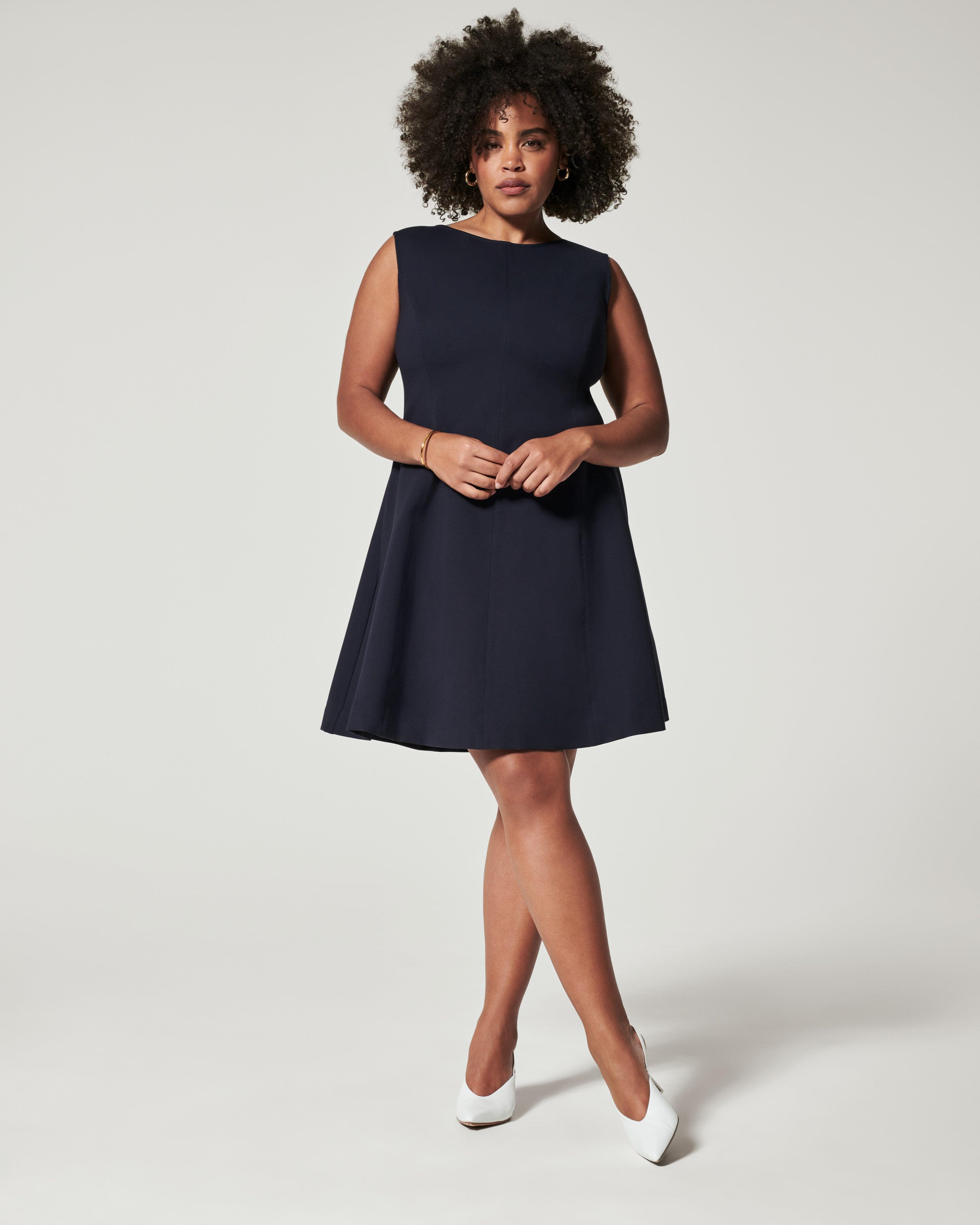 Spanx The Perfect Fit & Flare Dress in Blue Lyst