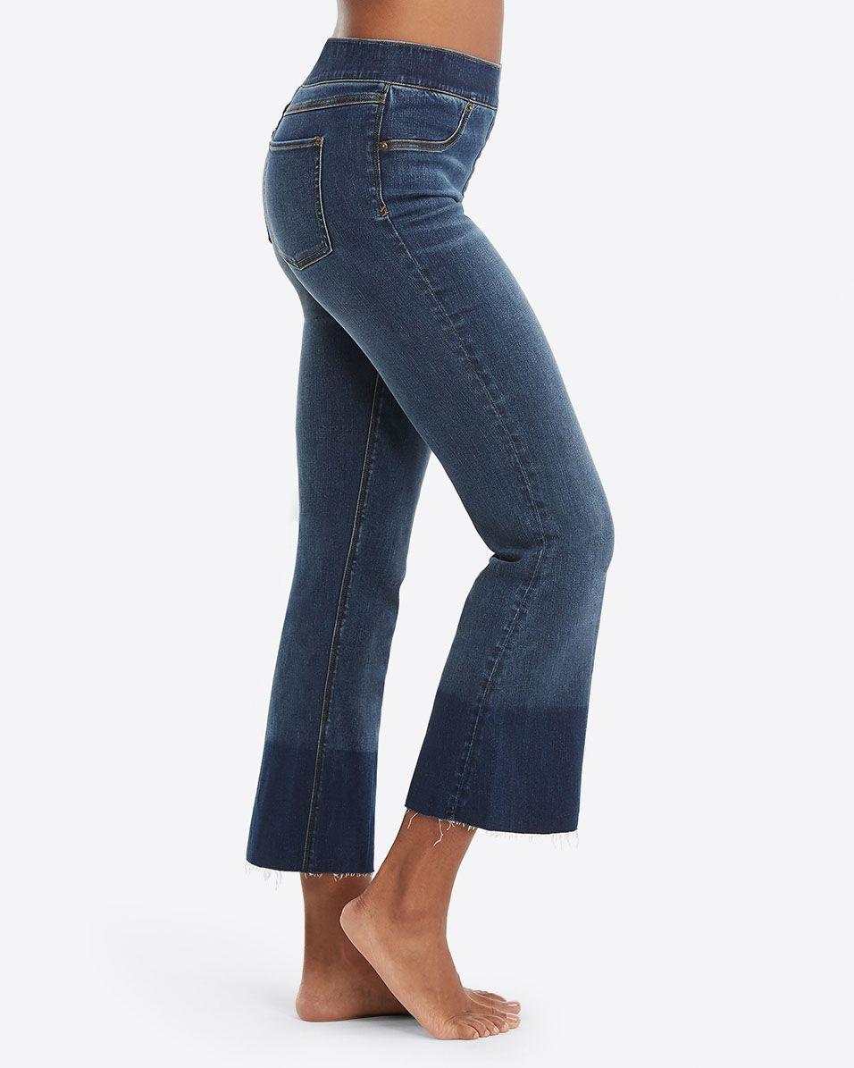 spanx cropped jeans