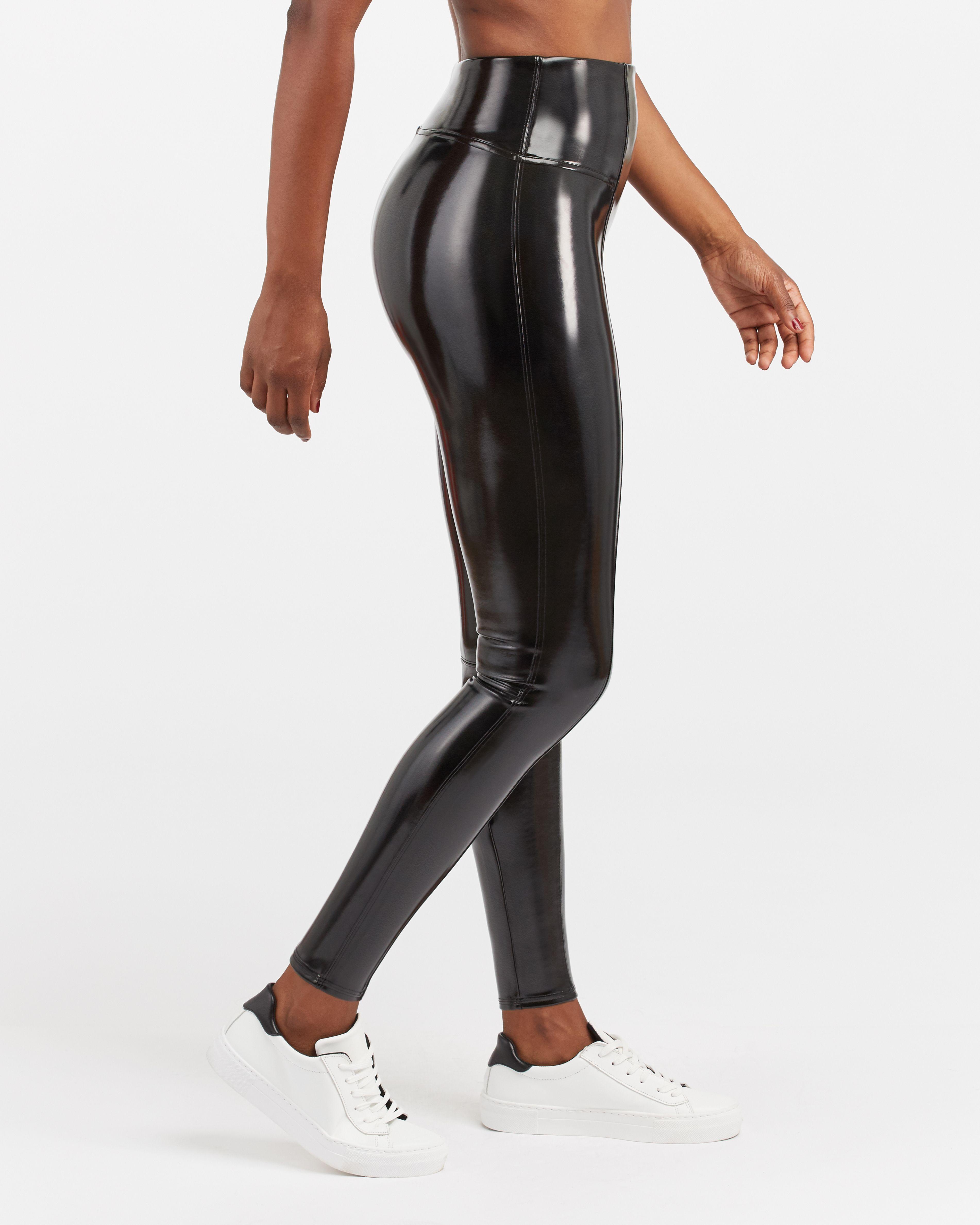 patent leather leggings spanx
