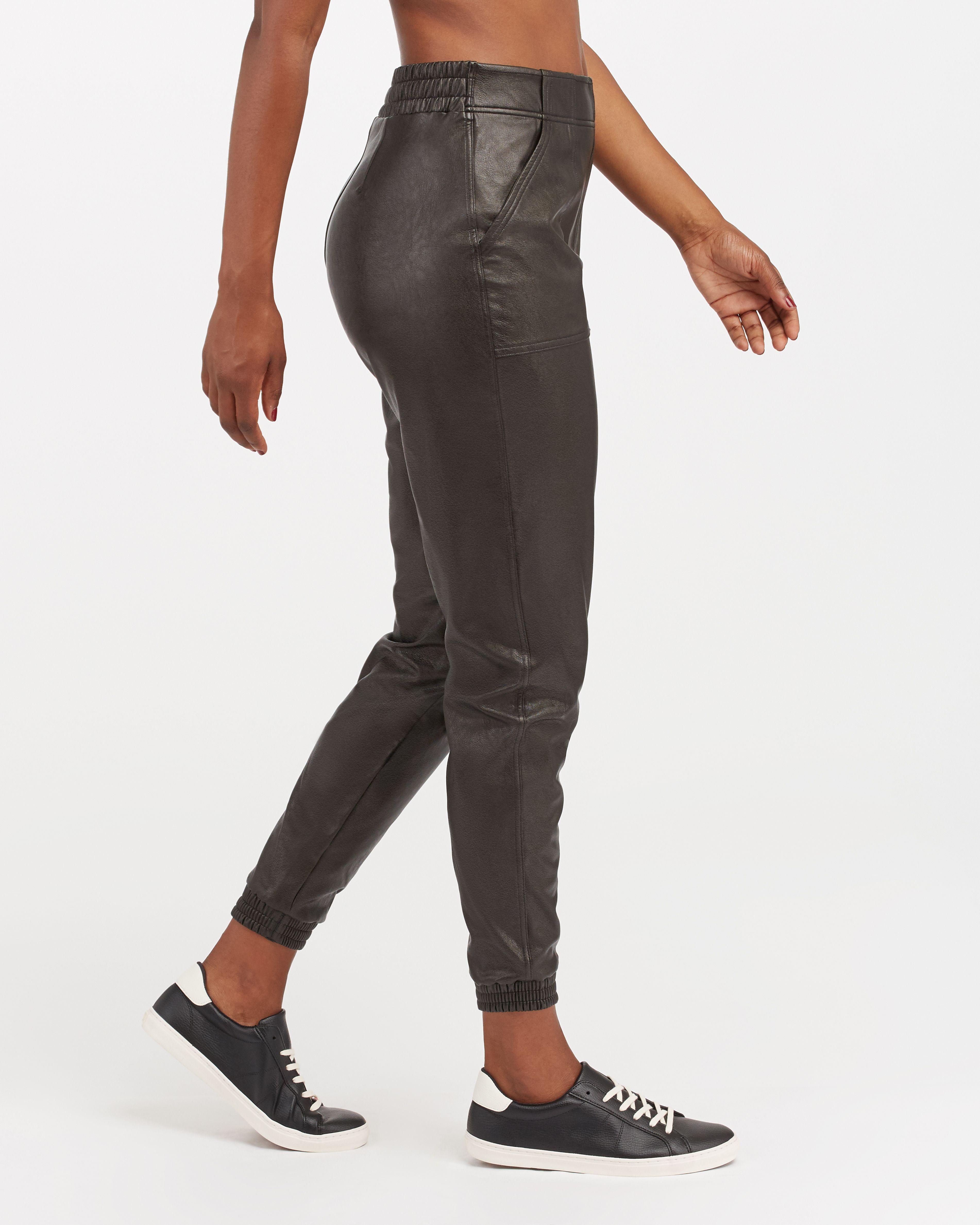 Leather Like Joggers Clearance Sale, UP 
