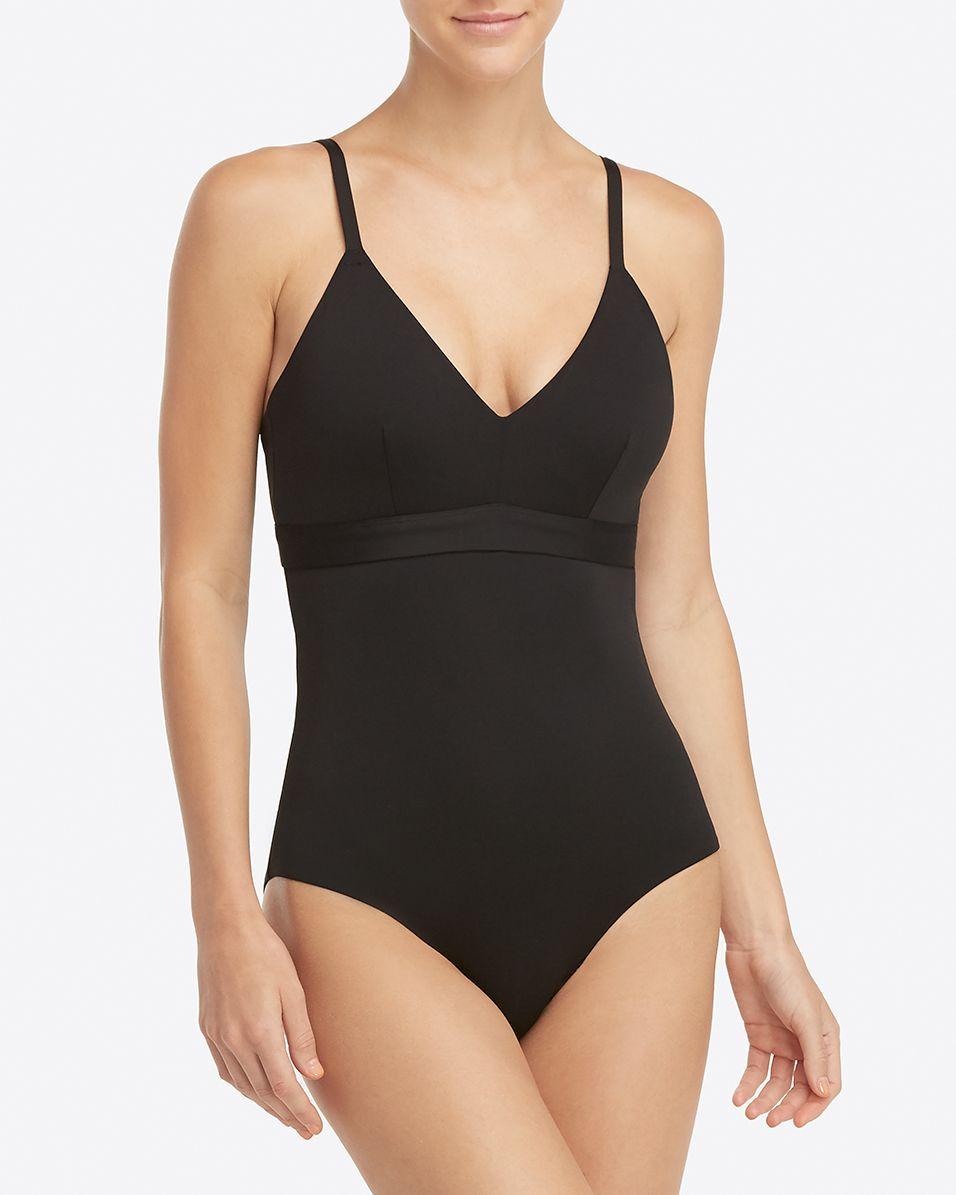 black triangle swimsuit