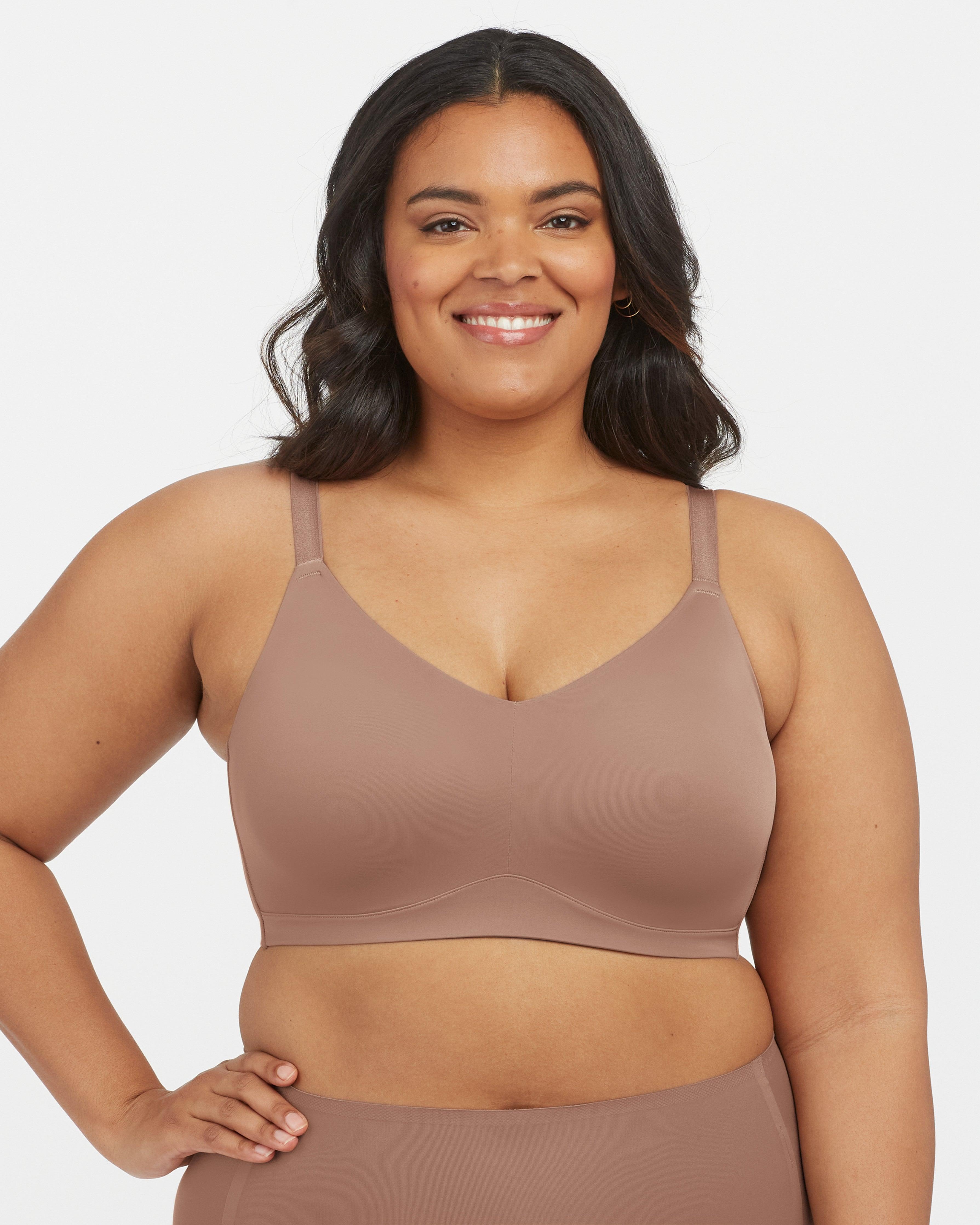 Spanx The Allinone Wireless Bra in Brown Lyst