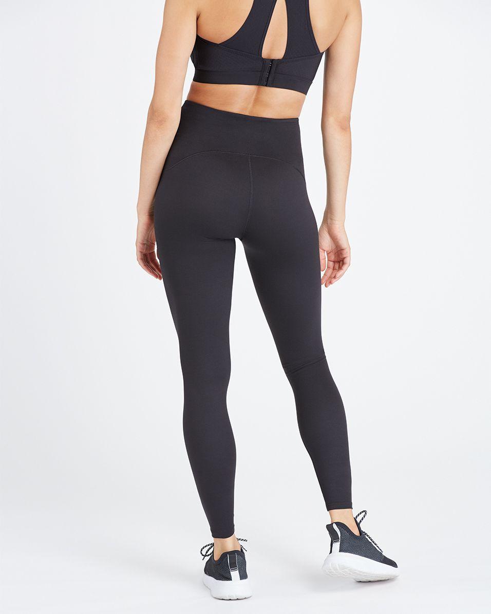 Spanx Cotton Booty Boost Active Leggings in Black - Lyst