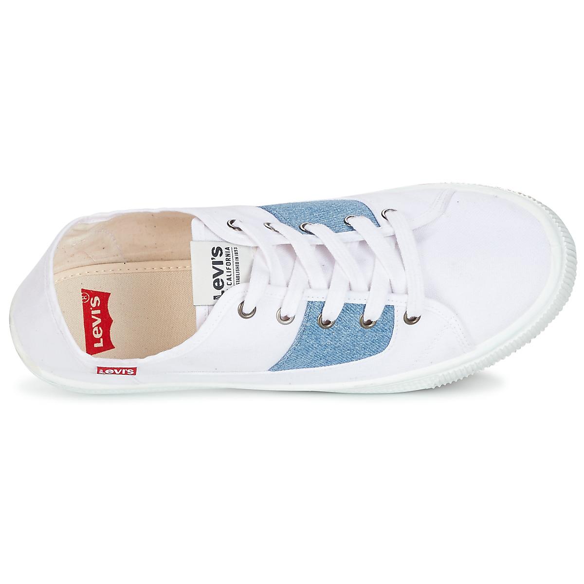 Levi's Levis Malibu Patch Men's Shoes (trainers) In White for Men - Lyst