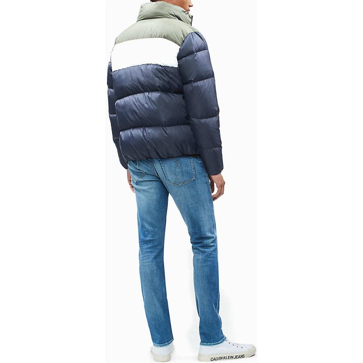 calvin klein recycled polyester down puffer jacket