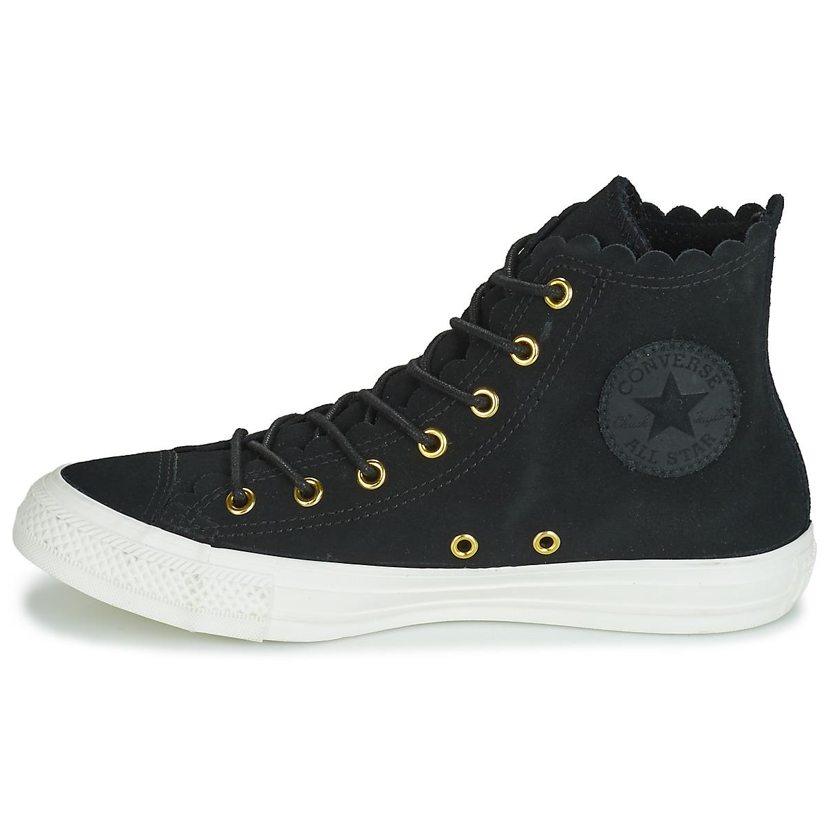 chuck taylor frilly thrills canvas high top