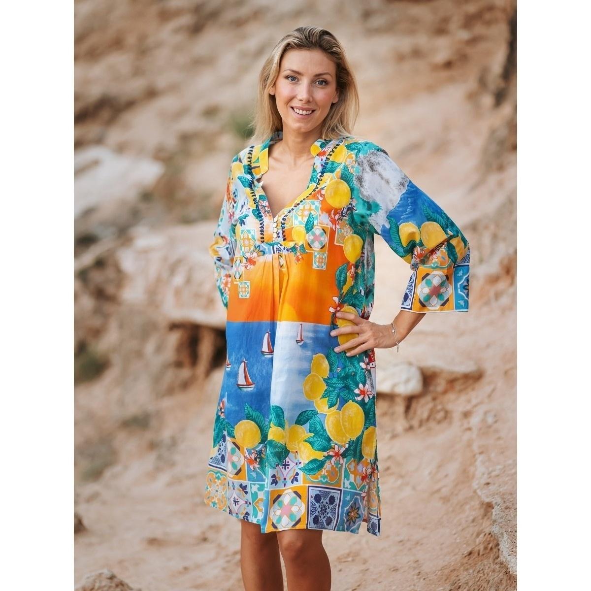 Vêtements Bleu Isla Bonita By Sigris pour femme Lyst