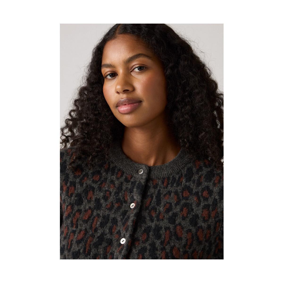 Levi's Tara Super Soft Crewneck Cardigan Femme - Cardigan Confortable Et Élégant