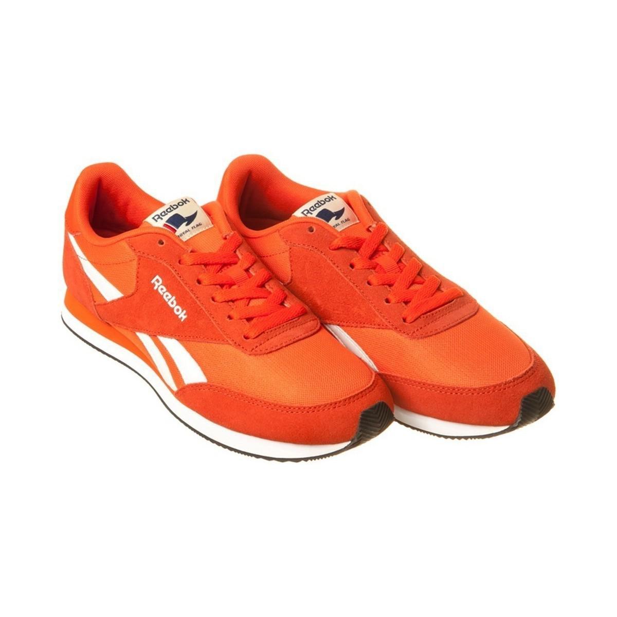 reebok trainers womens orange