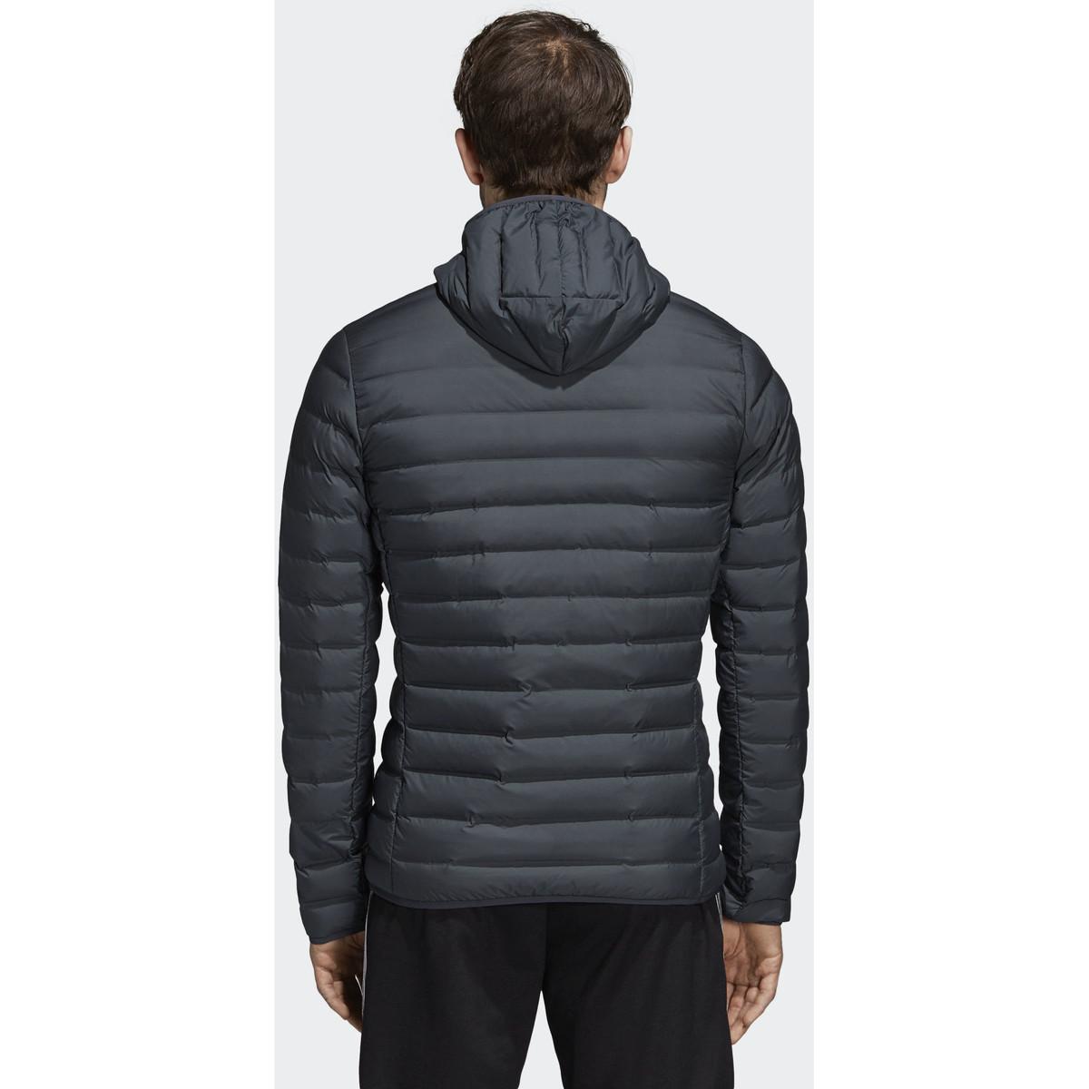 adidas Donsjas Varilite Soft Donsjack Met Capuchon in het Grijs voor heren  - Lyst