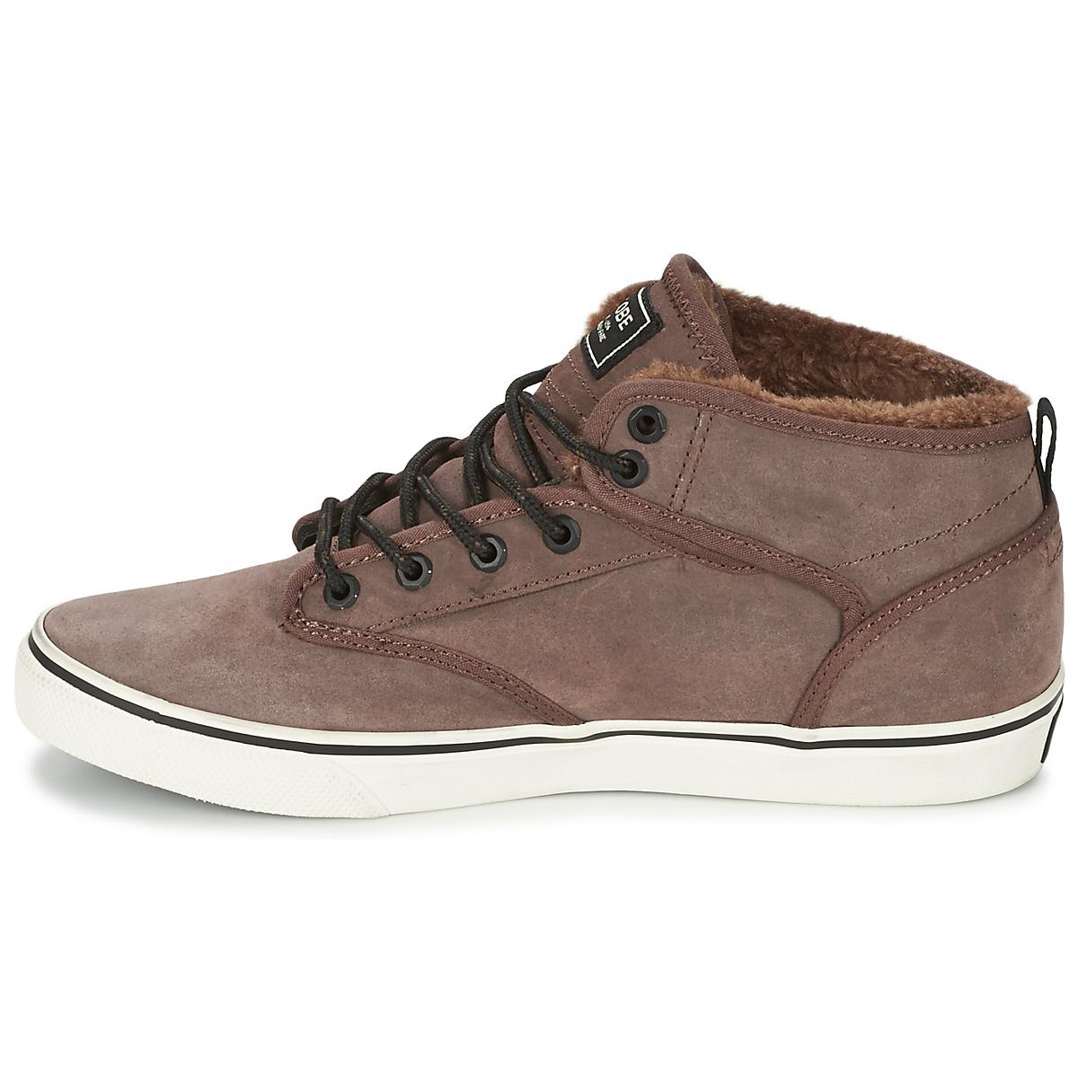 Globe Motley Mid Fur Skate Shoes (trainers) in Brown for Globe Motley Mid Fur Skate Shoes (trainers) in Brown for