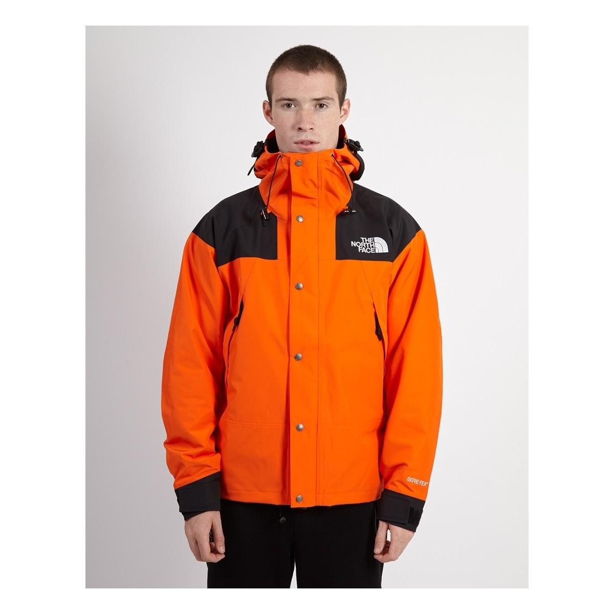 north face 1990 mountain jacket gtx orange