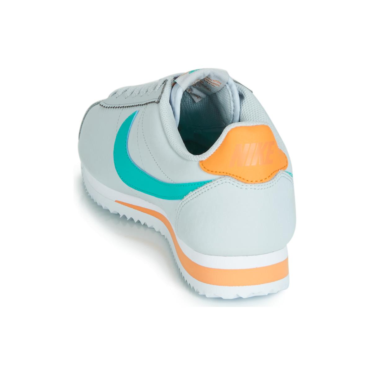 nike cortez Leather Grijs