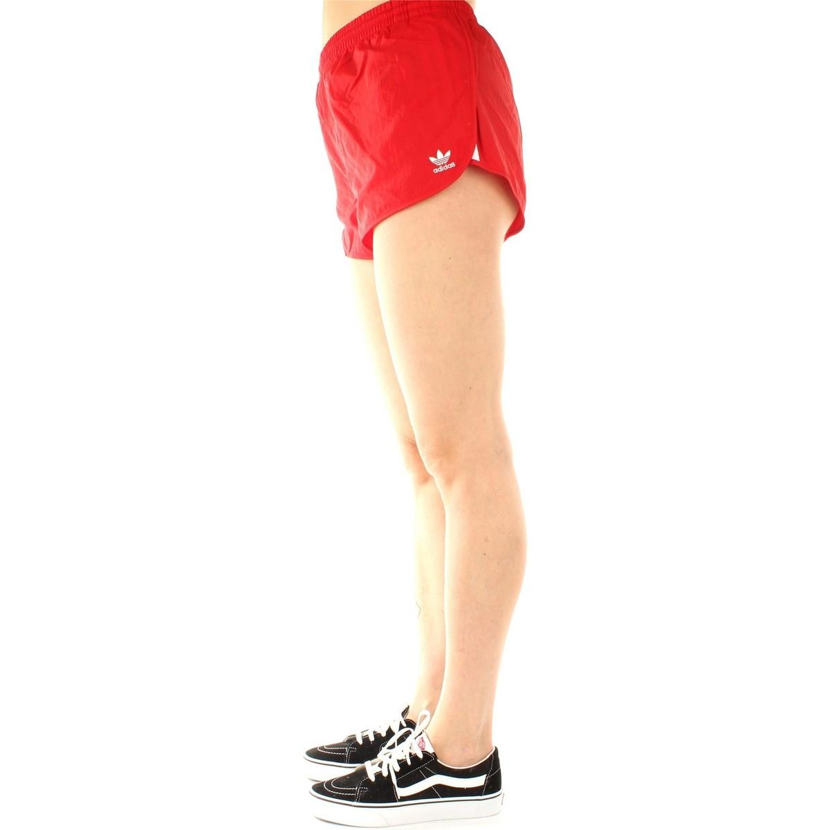 Shorts Adidas Originals da donna rosso | ScuderiStore