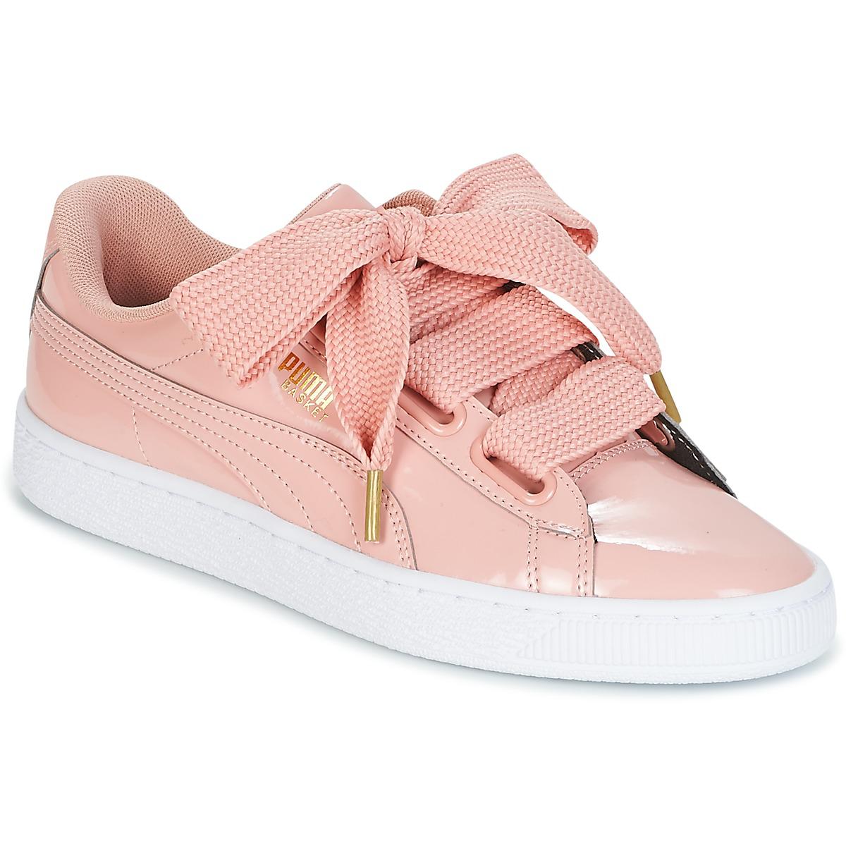 basket heart trainers