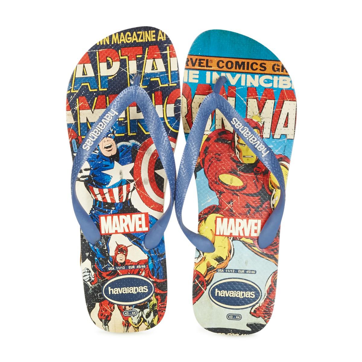 marvel flip flops mens