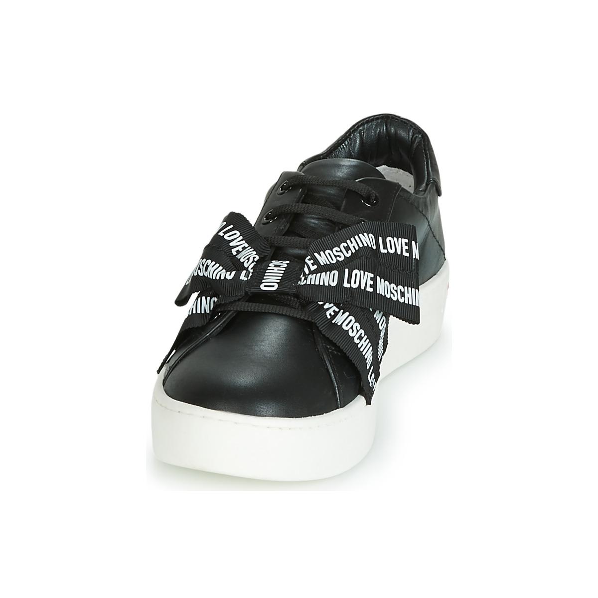 moschino bow trainers