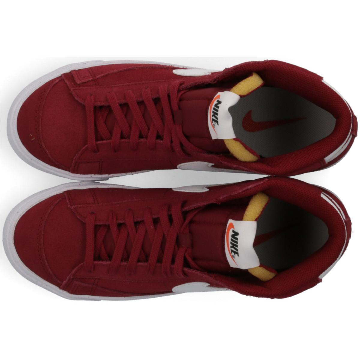 Blazer Mid Suede Bordeaux Homme Chaussures Nike pour homme en coloris Rouge  | Lyst
