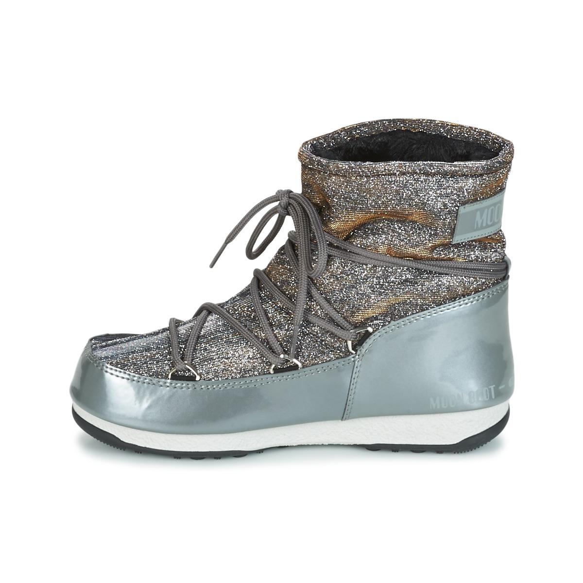 moon boot low lurex