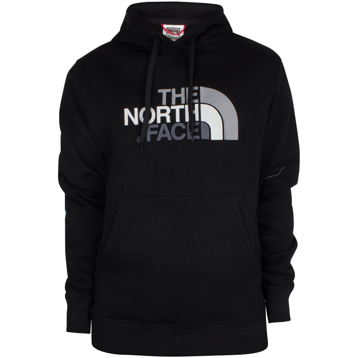 north face hoodie black mens