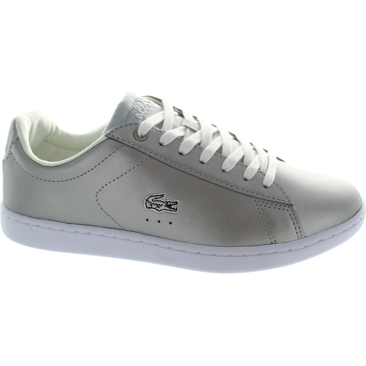 lacoste carnaby evo silver