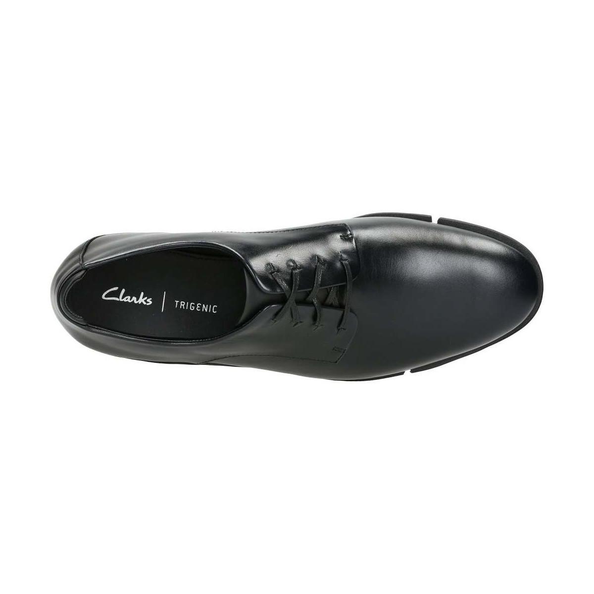 Clarks Daulton Walk Mens Leather Lace-up Shoes Men's Casual Shoes In Black  for Men | Lyst UK