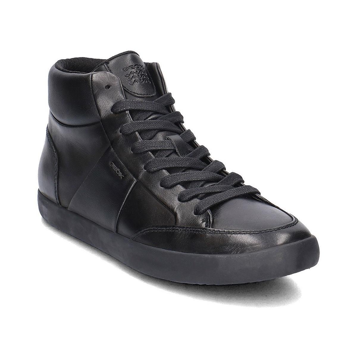 Mens smart high top trainers Clearance