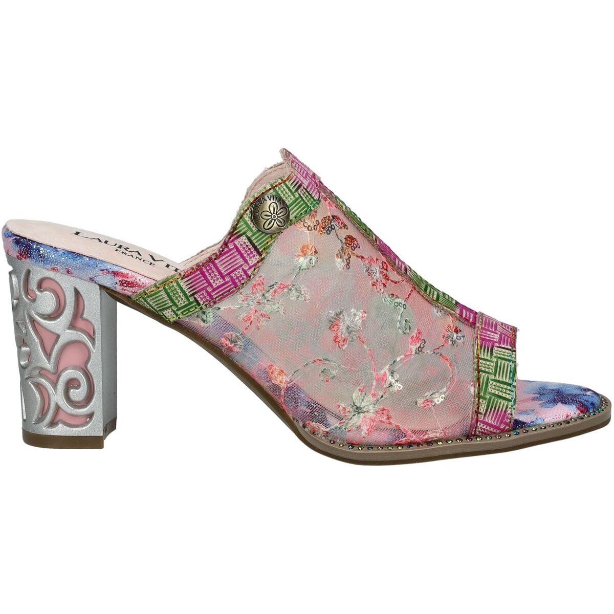 Mules Laura Vita Femme Dino 08 – Style Ethnique En Cuir Pour Un Look Fun Et Décontracté