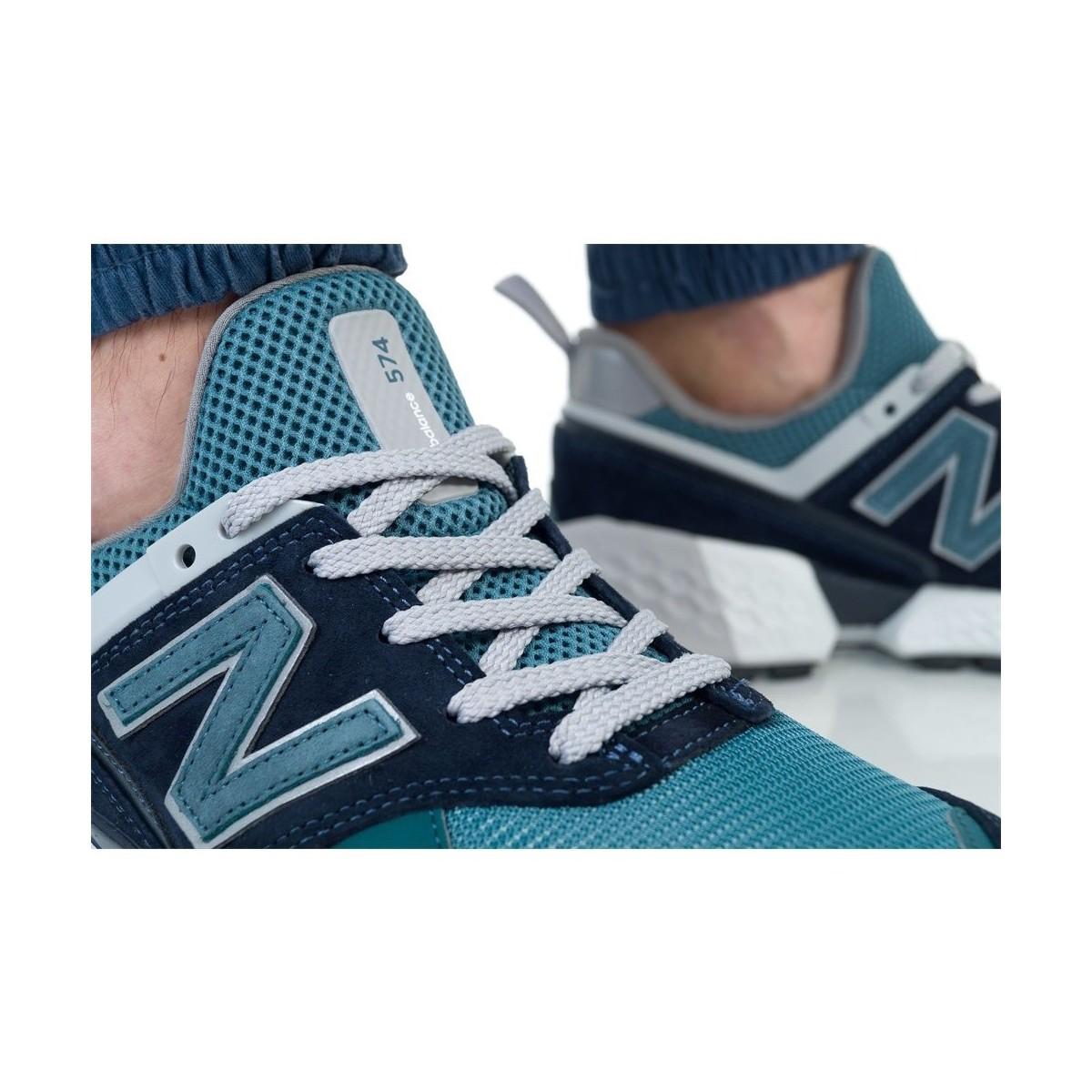 New Balance Ms574edc Men S Shoes Trainers In Blue For Men Lyst