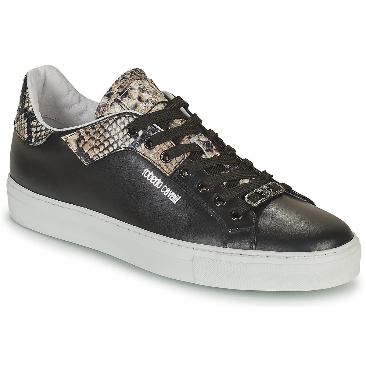 Roberto Cavalli Lage Sneakers Kale in het Zwart voor heren - Bespaar 12% -  Lyst