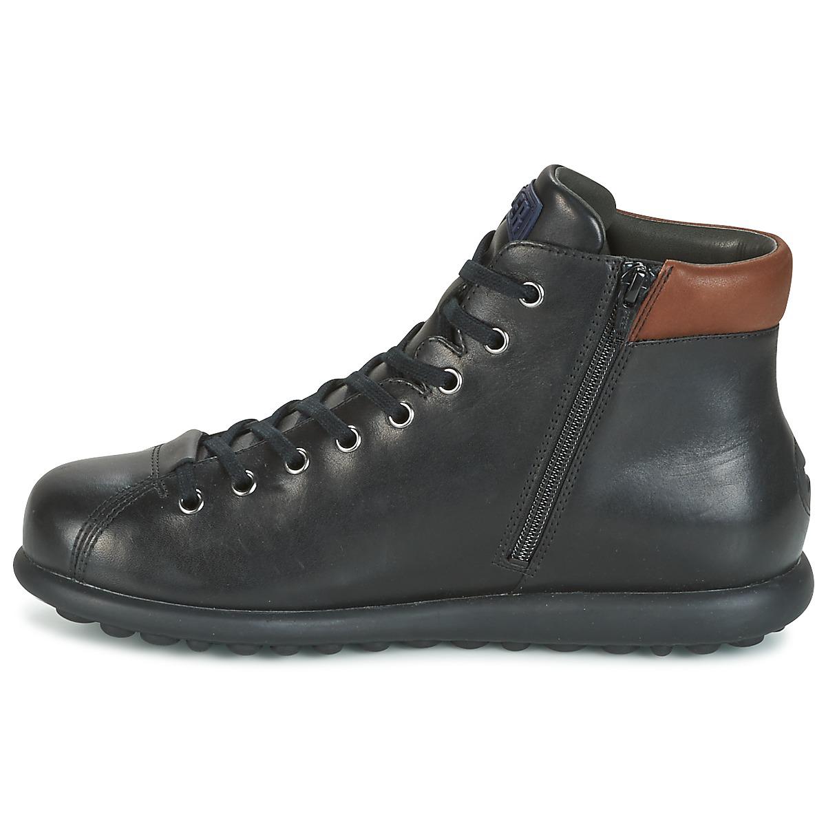 Camper Leather Pelotas Ariel Men's Mid Boots In Black for Men - Lyst