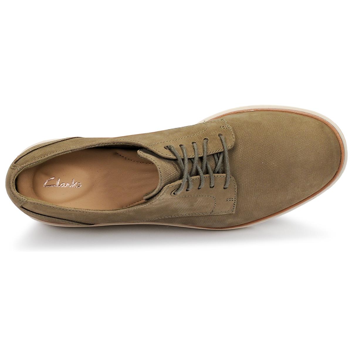 clarks green brogues