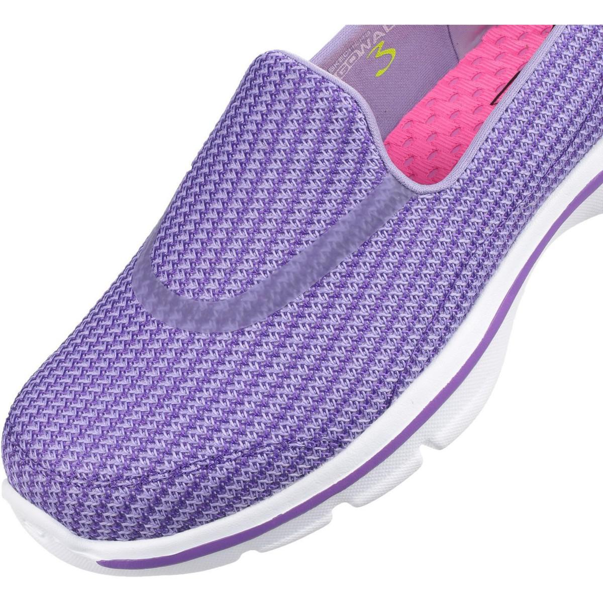 Skechers Go Walk 3 Women's Slipons (shoes) In Purple Lyst