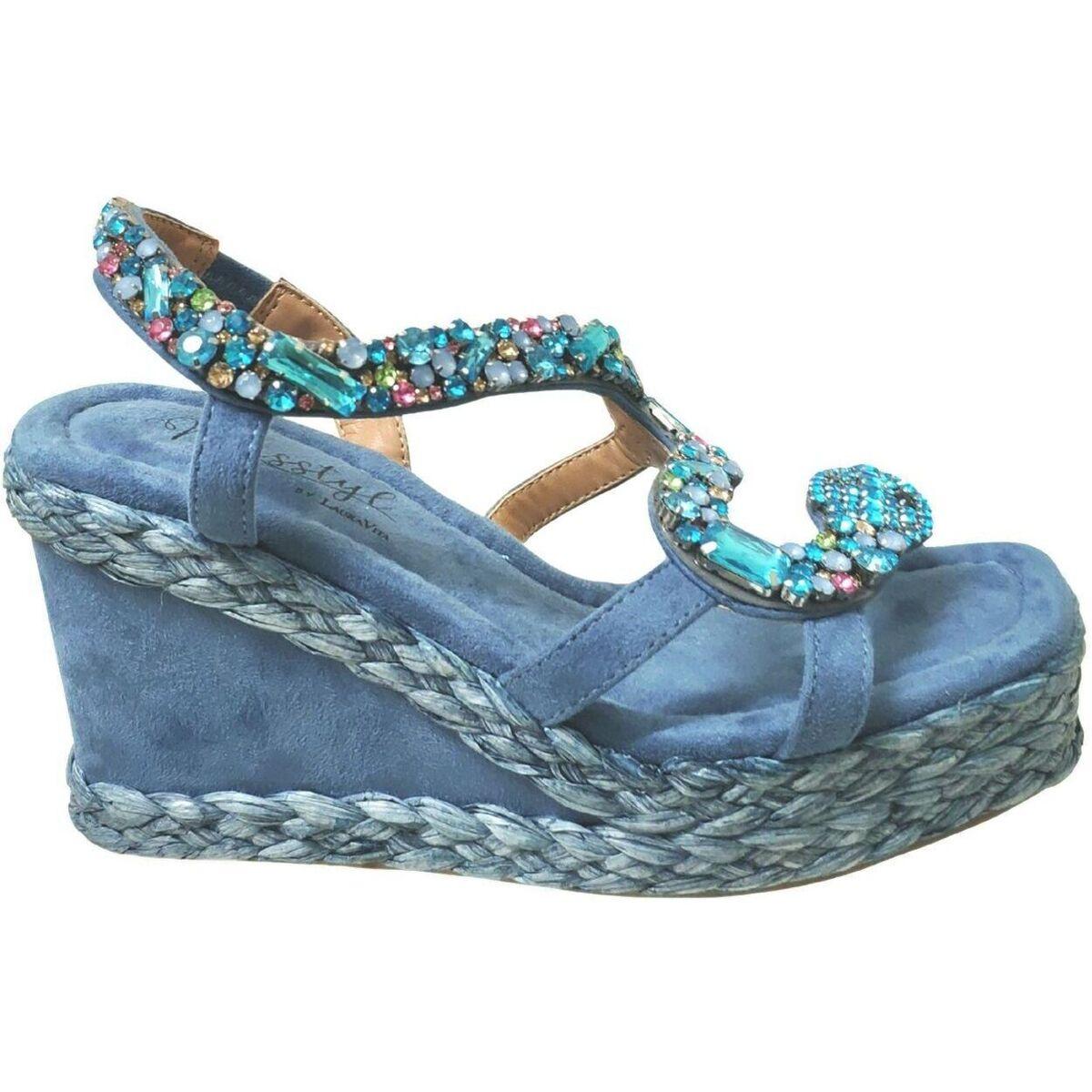 Sandales à Plateforme Laura Vita FACYO 06 - Vert Menthe - Taille 40 EU - Cuir - Neuf Avec Boîte
