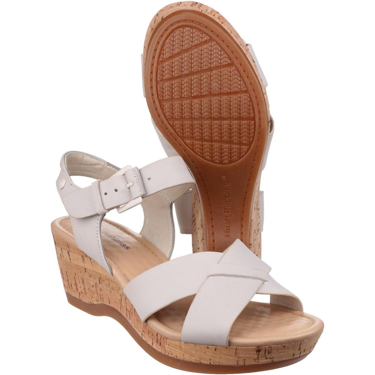 Hush Puppies Leather Eva Farris Women's Sandals In Other - Lyst