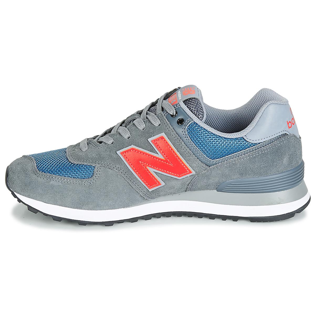 New Balance Leather 574 Women's Shoes (trainers) In Grey in Grey - Lyst