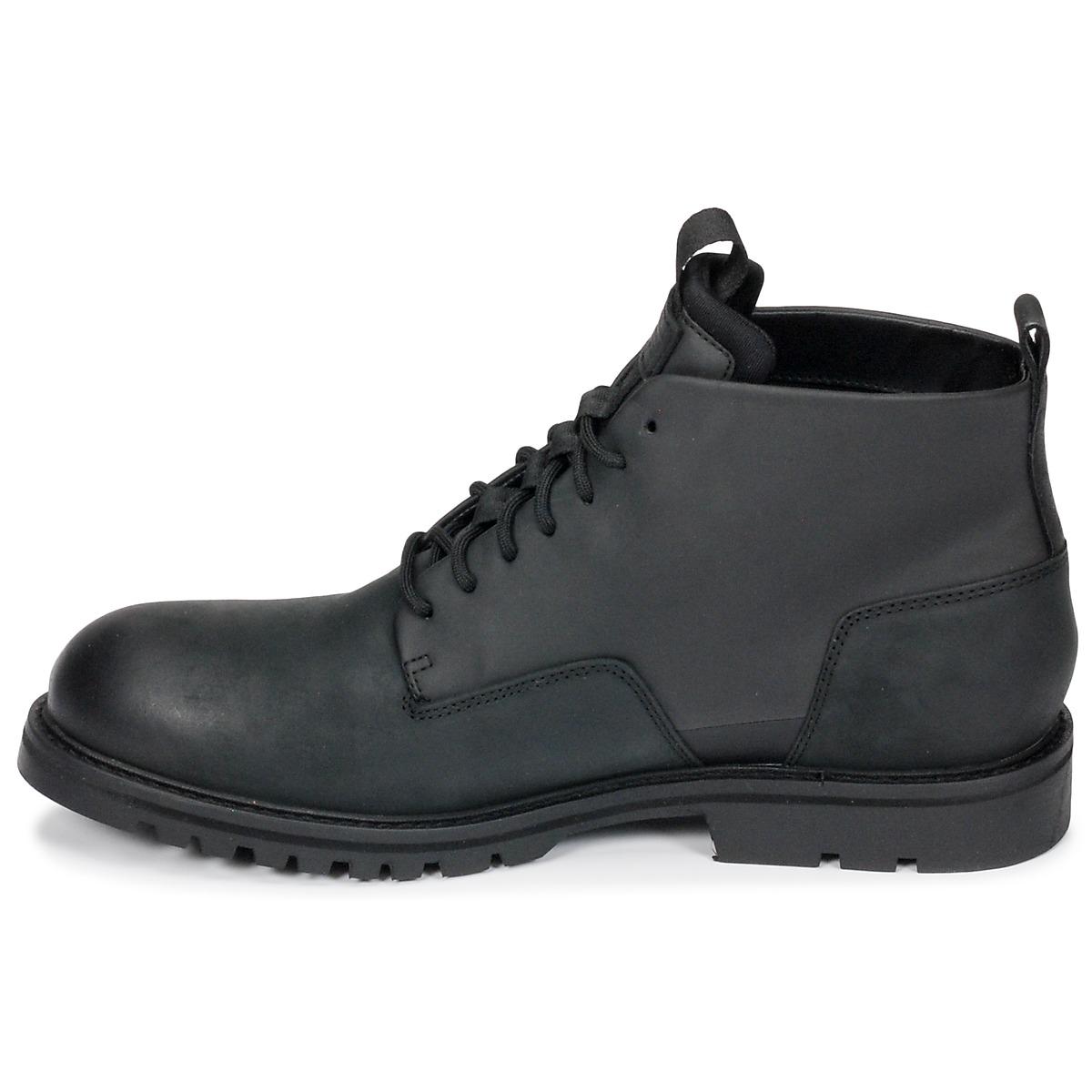 G-Star RAW Leather Core Derby Boot Ii Mid Boots in Black for Men - Lyst