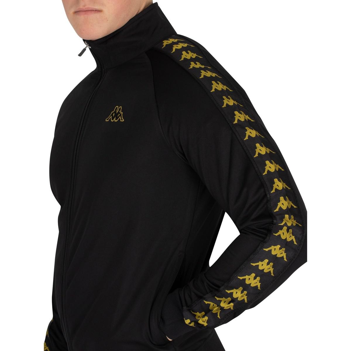 black and gold kappa hoodie