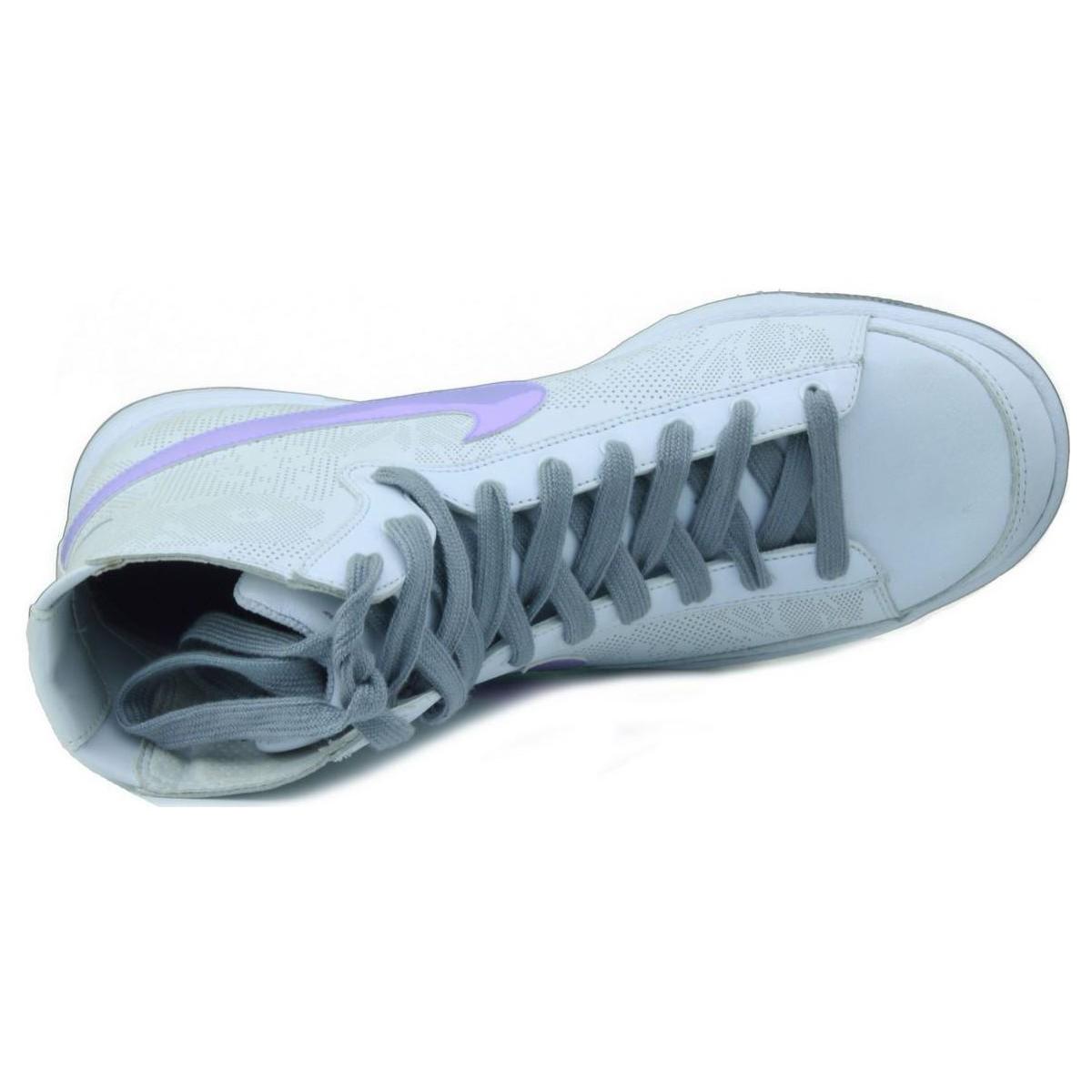 nike blazer mid dames Grijs