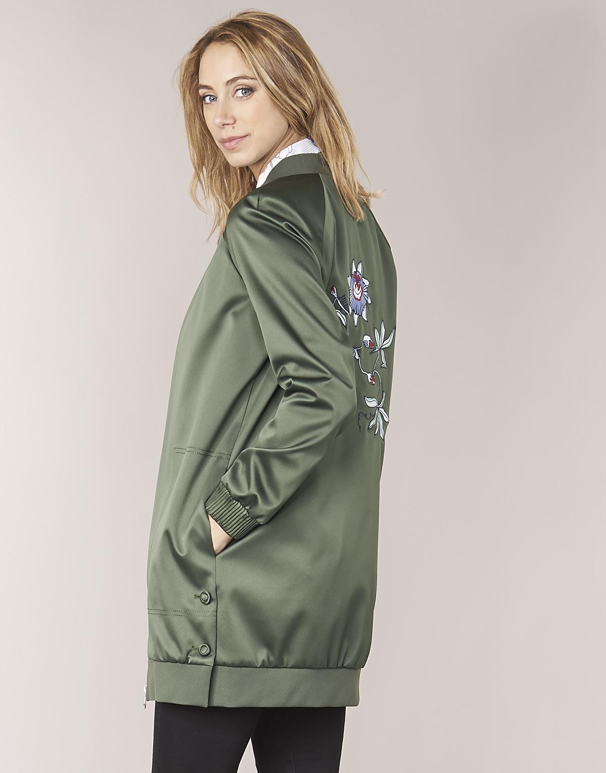 tommy hilfiger green jacket womens