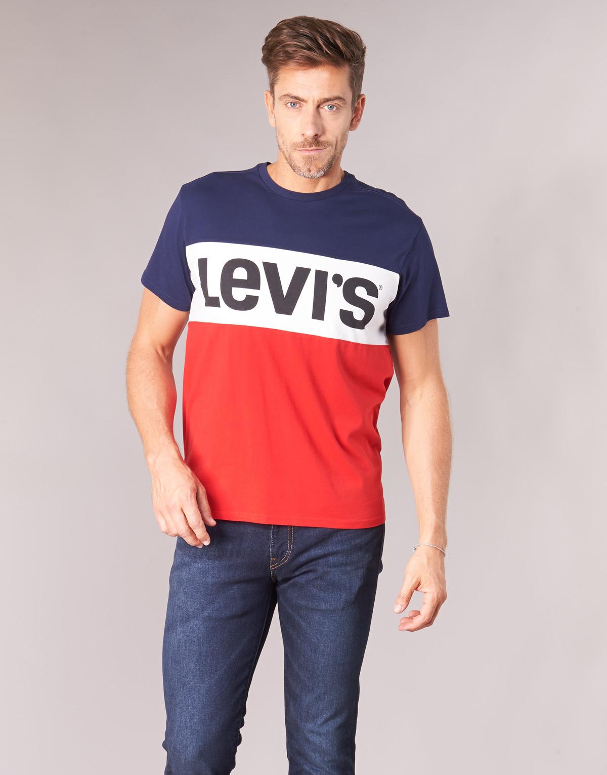 levis colorblock t shirt