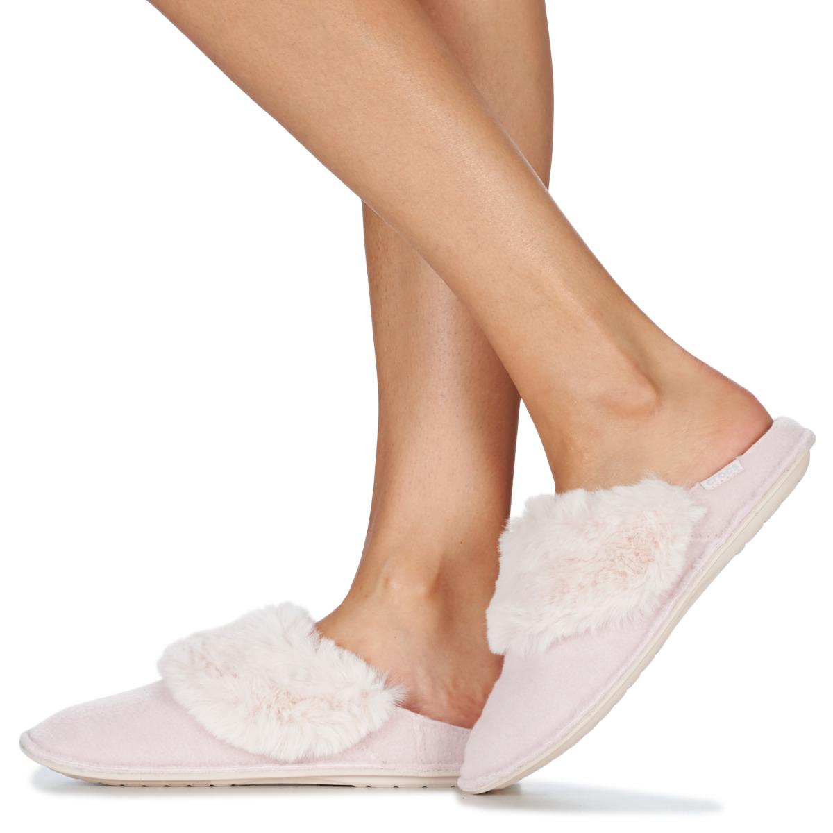 crocs classic luxe women's slippers