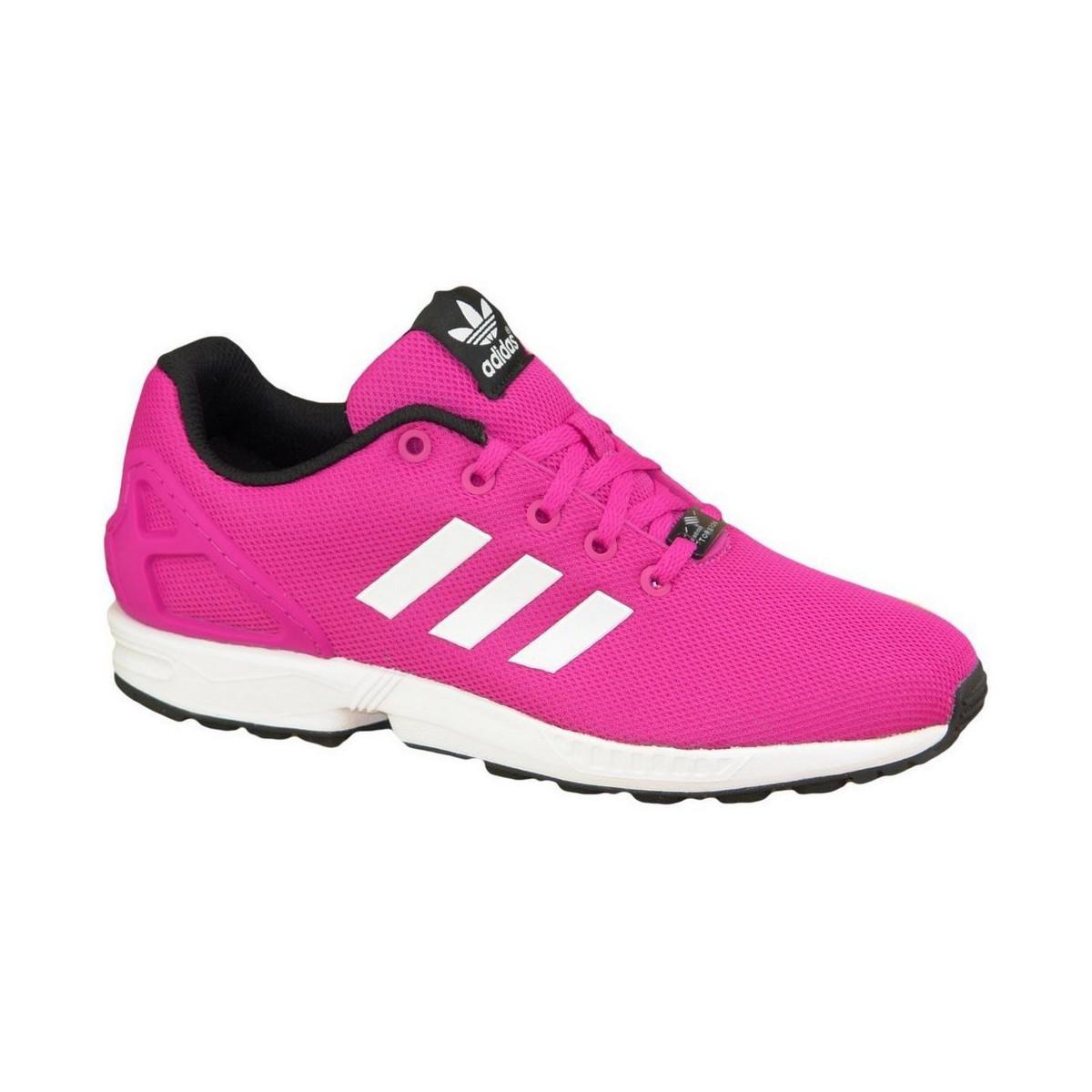 adidas Zx Flux Adv Smooth W Women's Shoes (trainers) In Pink adidas Zx Flux Adv Smooth W Women's Shoes (trainers) In Pink