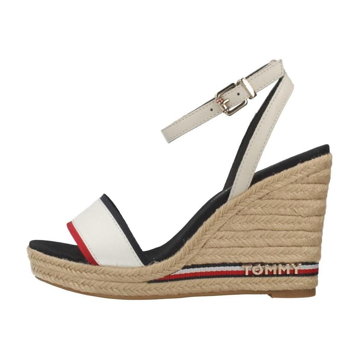 Tommy Hilfiger Fw0fw04075 Women's Espadrilles / Casual Shoes In White ...